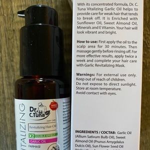 Farmasi Dr. Tuna garlic and capixyl hair oil